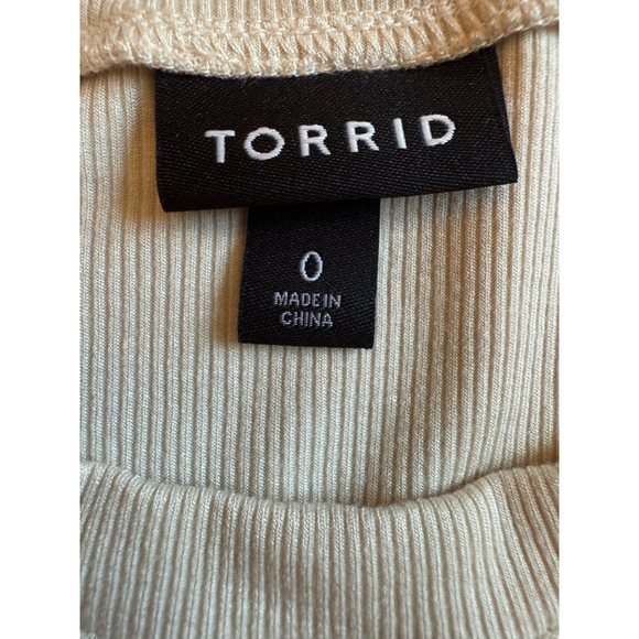 NWOT Torrid Top 10 Rib Crew Neck Sequin Long Sleeve Top Champagne Gold - Picture 4 of 10